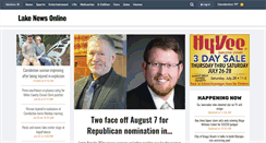 Desktop Screenshot of lakenewsonline.com